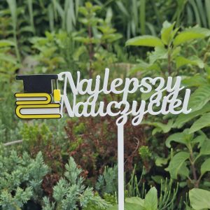 Topper "Najlepszy nauczyciel z książką"