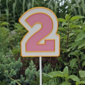 Topper "Cyfra na urodziny dziecka"