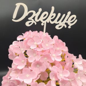 Topper "Dziękuję"