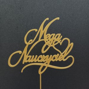 Topper "Mega nauczyciel"