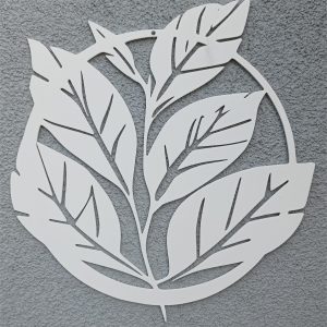 Dekoracja okienna "Liście w kole"