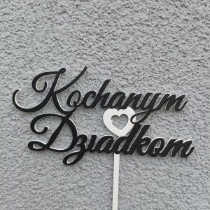 Topper "Kochanym dziadkom"