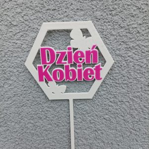 Topper "Dzień kobiet" z motylem