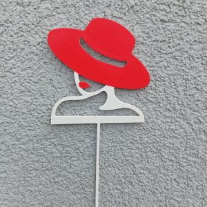 Topper "Kobieta z kapeluszem"
