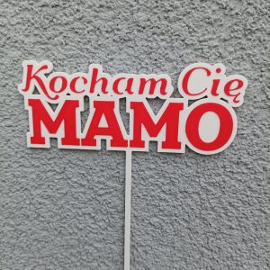 Topper "Kocham Cię mamo"