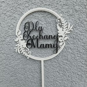 Topper "Dla kochanej mamy"