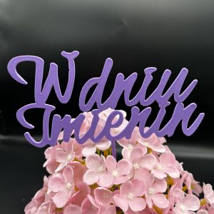 Topper "W dniu imienin"