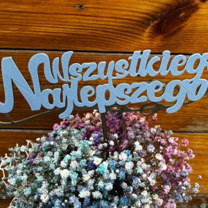 Topper "Wszystkiego najlepszego"