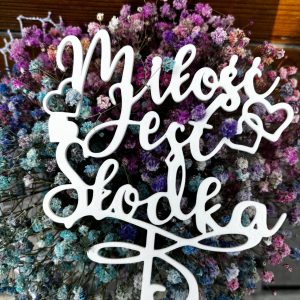 Topper "Miłość jest słodka"