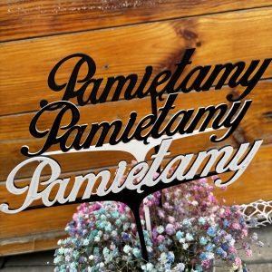 Topper "PAMIĘTAMY"